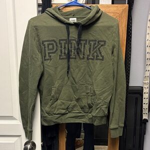 PINK Victoria's Secret Olive Hoodie
